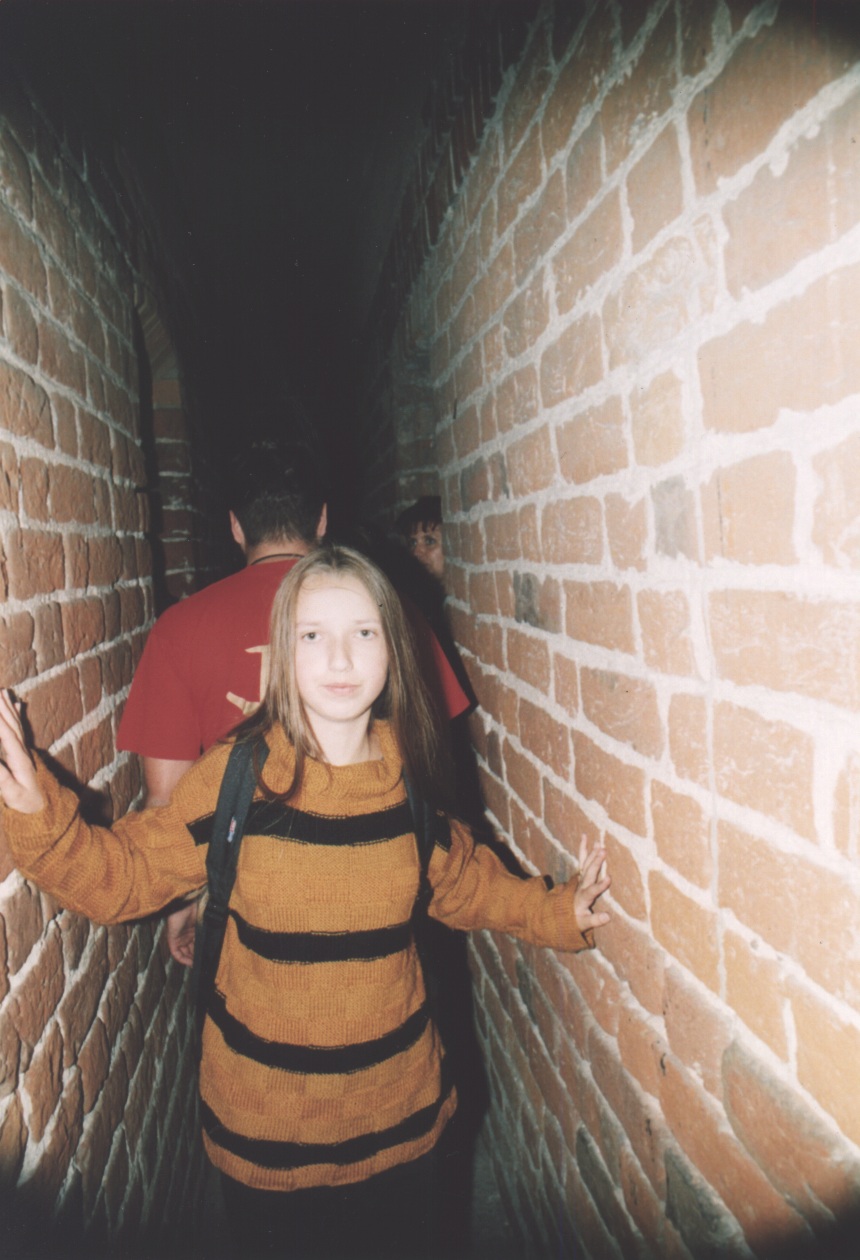 The same area of corridor in the Malbork Castle a while later - the UFOnaut is gone